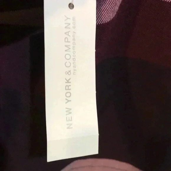 NWT 7th AVENUE DESIGN STUDIO/NEW YORK & COMPANY PURPLE STRIPED PENCIL SKIRT-14 - Picture 4 of 8